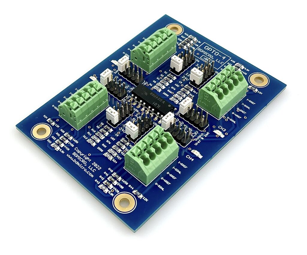 OPTO-4 - 4-Channel Optical Isolator – BDMICRO, LLC
