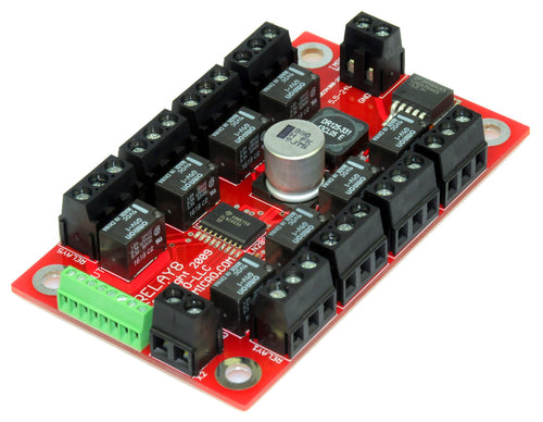 RELAY-8 Relay Board w/Integrated Power Supply